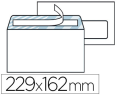 31148 - Enveloppe économique c5 162x229mm 80g adhésive fenêtre 45x100mm coloris blanc boîte 500 unités